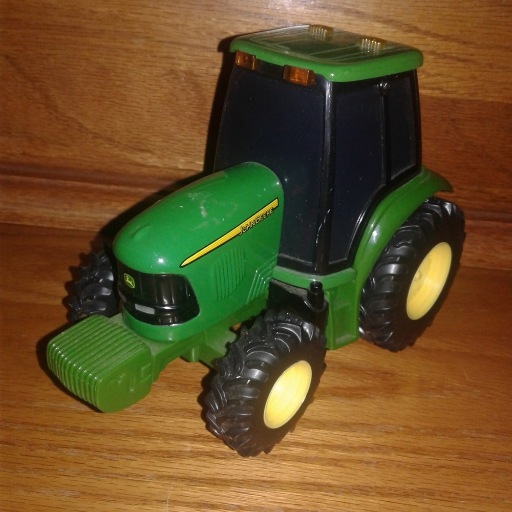 John Deere Tractor Push Toy - Picture 8 of 8